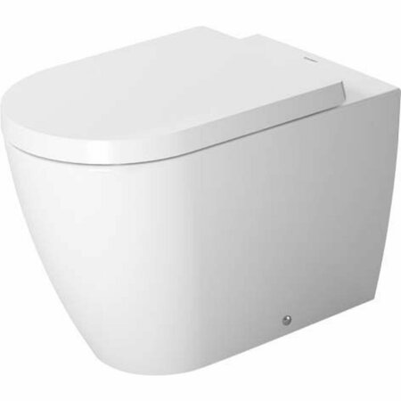 DURAVIT Toilet Fs, 23 5/8", Me By Starck Washdown, 4.5 l gpf, Floor Stand Mount, White Alphin 2169090092